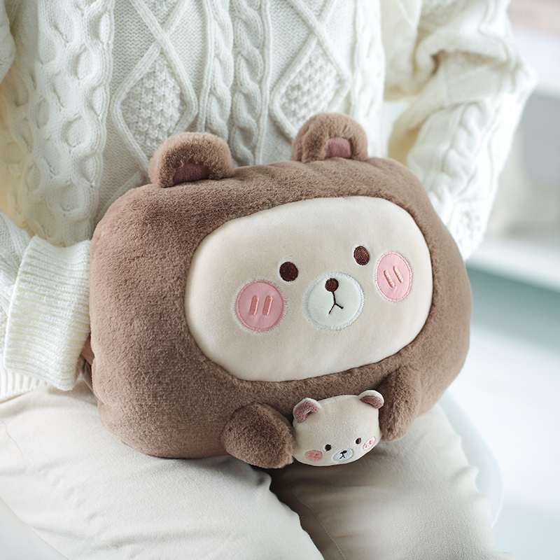 Safety explosion-proof cute cartoon plush doll electric heating bag CD-6007